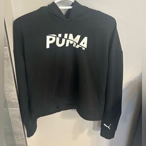 Black puma hoodie